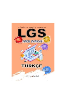 8.Sınıf LGS Türkçe Soru Bankası- Kitap Vadisi Yayınları
