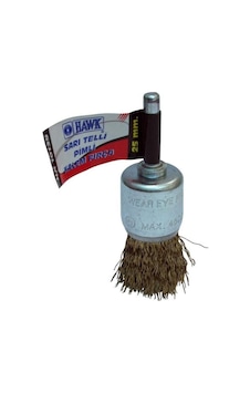 Hawk 10137 Sarı Telli Pimli Daire Fırça 30Mm