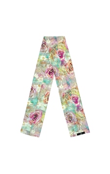 Feu De Elu Foulard Marguerite Desenli Saten Fular