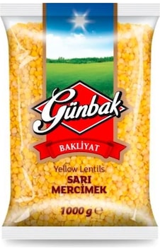 Günbak Sarı Mercimek 1 KG