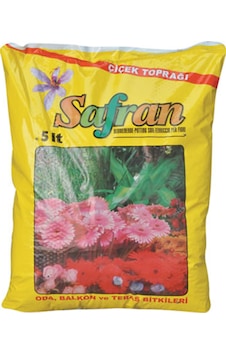 Safran Torf Saksı Çiçek Toprağı 5 L
