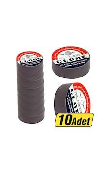 Globe No210-sh-10 ,19mmx10mt 10-adet Siyah İzole Bant Globe No210-sh-10 ,19mmx10mt 10-adet Siyah İzole Bant