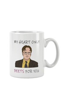 My Heart Only Beets For You Dwight Schrute The Office Baskılı Kupa Bardak Beyaz My Heart Only Beets For You Dwight Schrute The Office Baskılı Kupa Bardak Beyaz