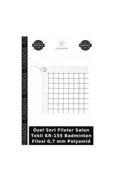 Özel Seri Fileler Salon Tekli Kr-155 Badminton Filesi 0,7 Mm Polyamid Özel Seri Fileler Salon Tekli Kr-155 Badminton Filesi 0,7 Mm Polyamid