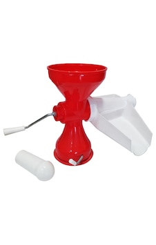 Plastik Süzgeçli - Hazneli Salça Makinesi Metal Kollu Ev Yapımı Firesiz Pratik Kullanım Brkt-312007 0 Plastik Süzgeçli - Hazneli Salça Makinesi Metal Kollu Ev Yapımı Firesiz Pratik Kullanım Brkt-312007 0