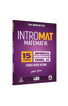 Mert Hoca Yayınları 15 Günde İntroMat Matematik Video Ders Kitabı Mert Hoca Yayınları 15 Günde İntroMat Matematik Video Ders Kitabı