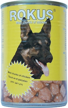 Rokus Parça Tavuk Etli Konserve Yetişkin Köpek Maması 410 G Rokus Parça Tavuk Etli Konserve Yetişkin Köpek Maması 410 G