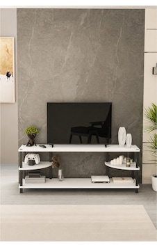 Neoline 120 Cm Tv Ünitesi Modern Tv Sehpası - Beyaz Beyaz Neoline 120 Cm Tv Ünitesi Modern Tv Sehpası - Beyaz Beyaz