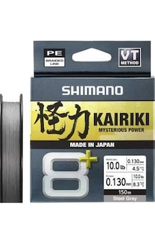 Shimano Kairiki 8+ 150 Mt 0.13mm İp Misina Steel Gray Gri Shimano Kairiki 8+ 150 Mt 0.13mm İp Misina Steel Gray Gri