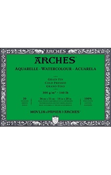 Arches Suluboya Blok Defter - Orta Doku - 300Gr. 36X51Cm - 20 Yp. Arches Suluboya Blok Defter - Orta Doku - 300Gr. 36X51Cm - 20 Yp.