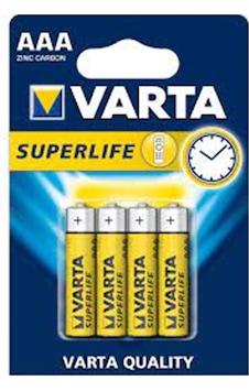 Varta Süperlife Carbon Ince Pil Ç.K. 4xAaa