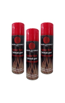 Worldforce 220 ML Çakmak Gazı 3 Adet Worldforce 220 ML Çakmak Gazı 3 Adet