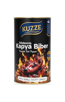 Kuzze Közlenmiş Kapya Biber Teneke 4200 G