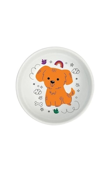 Natura Seramik Mama Kabı Dog Rainbow 400 ML 15 CM