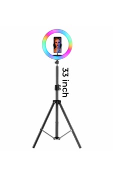 Katjmer Mj33 Ring Light Çok Renkli Fonksiyonlu 84cm Tripod Led Katjmer Mj33 Ring Light Çok Renkli Fonksiyonlu 84cm Tripod Led