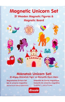 Rossie Ahşap Mıknatıslı Unicorn Seti Ve Oyun Alanı Rossie Ahşap Mıknatıslı Unicorn Seti Ve Oyun Alanı