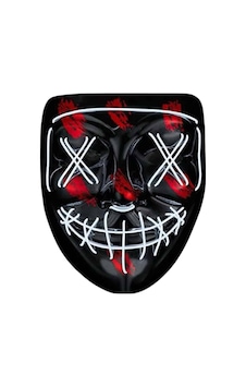 Hallowen - 447 - Parti Maskesi Neon Led Işıklı Maske 3 Modlu Cadılar - Csmo-tex - Bayramı Maskesi Hallowen - 447 - Parti Maskesi Neon Led Işıklı Maske 3 Modlu Cadılar - Csmo-tex - Bayramı Maskesi