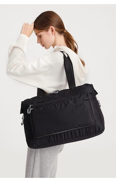 Smart Bags Hafif Kumaş Günübirlik Seyahat Çantası Veya Xl Kadın Omuz Çantası Siyah