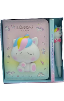 Taros Unıck Color Elegans Puffy Kalemli Defter Seti Unicorn Taros Unıck Color Elegans Puffy Kalemli Defter Seti Unicorn