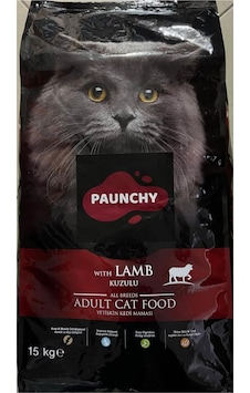 Pauncyh Kuzulu Yetişkin Kedi Maması 15 KG