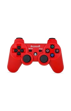Kontorland P3g - Ps3/pc Uyumlu Titreşimli Kablosuz Oyun Kolu Gamepad Kırmızı Sku: Zeus8690010057785