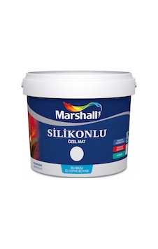 Marshall Silikonlu Özel Mat İç Cephe Boyası Kese Kağıdı 2,5l 2.5 L Marshall Silikonlu Özel Mat İç Cephe Boyası Kese Kağıdı 2,5l 2.5 L