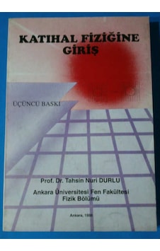 Katıhal Fiziğine Giriş Katıhal Fiziğine Giriş