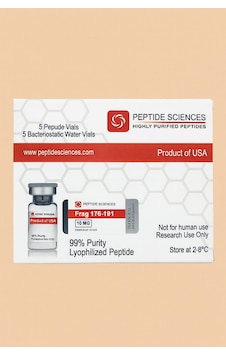 Peptide Sciences Frag 176-191 99% Purity Lyophilized Peptide 10 Mg
