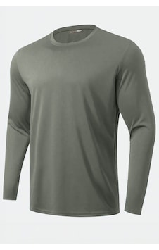 Ghassy Co. Erkek %100 Pamuklu Likralı Esnek Spor Koşu Günlük Antrenman Uzun Kollu Penye T-shirt Açık Haki Ghassy Co. Erkek %100 Pamuklu Likralı Esnek Spor Koşu Günlük Antrenman Uzun Kollu Penye T-shirt Açık Haki