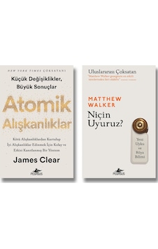 Pegasus Yayınları Atomik Alışkanlıklar - Niçin Uyuruz? Yeni Uyku Ve Rüya Bilimi 2 Kitap Set Pegasus Yayınları Atomik Alışkanlıklar - Niçin Uyuruz? Yeni Uyku Ve Rüya Bilimi 2 Kitap Set