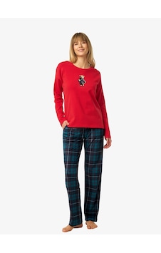 Blackspade Kadın Polar Pijama Takımı 52257 - Kırmızı Blackspade Kadın Polar Pijama Takımı 52257 - Kırmızı
