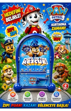 Pinball Paw Patrol Eğitici Retro Eğitici Oyuncak Lacivert