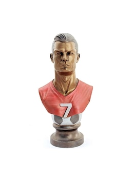 River World Büst Polyester Figürü Ronaldo River World Büst Polyester Figürü Ronaldo