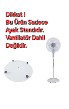 Arçelik Uyumlu Flv 1660 Av Vantilatör Ayak Standı Beyaz Arçelik Uyumlu Flv 1660 Av Vantilatör Ayak Standı Beyaz