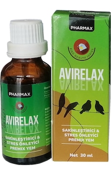 Pharmax Avirelax Kuş Sakinleştirici Likit 30 ML Pharmax Avirelax Kuş Sakinleştirici Likit 30 ML