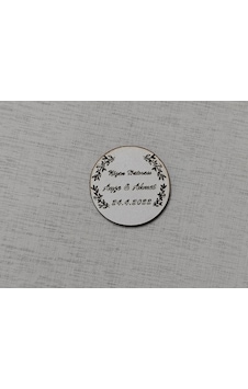 6 CM Yaprak Çerçeve Magnet Söz Nişan Nikah Düğün 25 Adet 6 CM Yaprak Çerçeve Magnet Söz Nişan Nikah Düğün 25 Adet