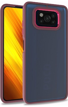 Xiaomi Poco X3 Kılıf Zore Flora Kapak Kırmızı Xiaomi Poco X3 Kılıf Zore Flora Kapak Kırmızı