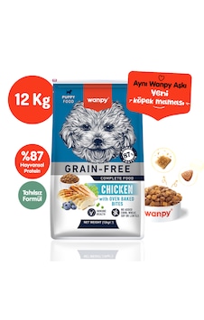 Wanpy Tahılsız Tavuklu Yavru Köpek Maması 12 Kg Wanpy Tahılsız Tavuklu Yavru Köpek Maması 12 Kg