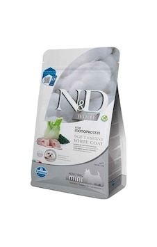 N&d White Levrek Rezene ve Spirulina Küçük Irk Beyaz Köpek Maması 5 KG N&d White Levrek Rezene ve Spirulina Küçük Irk Beyaz Köpek Maması 5 KG