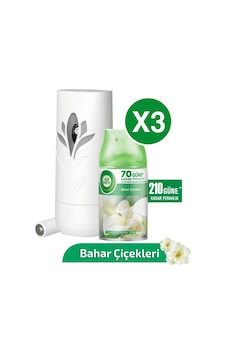 Air Wick Freshmatic Oda Kokusu Makine + Yedek Bahar Çiçekleri 3 x 250 ML