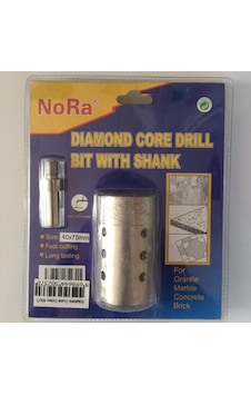 Nora 40mm Adaptörlü Granit Delme Mermer Delme Panç 40x75 Nora 40mm Adaptörlü Granit Delme Mermer Delme Panç 40x75