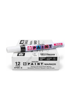Sakura Siyah Paint Marker Markalama Kalemi Çok Renkli Sakura Siyah Paint Marker Markalama Kalemi Çok Renkli
