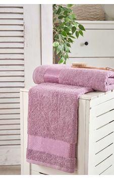 Lusso %100 Pamuk Jakarlı Lüks 2'li Havlu Seti Havlu Takımı Banyo Takımı Mürdüm Lusso %100 Pamuk Jakarlı Lüks 2'li Havlu Seti Havlu Takımı Banyo Takımı Mürdüm