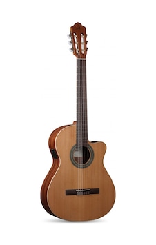 İspanyol El Yapımı Cutaway Elektro Klasik Gitar