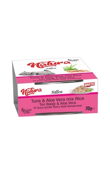 Natura Ton Balıklı Ve Aleoveralı Yavru Kedi Konservesi 70 Gr Natura Ton Balıklı Ve Aleoveralı Yavru Kedi Konservesi 70 Gr