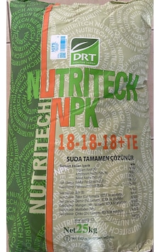 Doktor Tarsa Nutritech 18 18 18 Npk Damlama Gübresi 25 Kilogram 25 Kg Doktor Tarsa Nutritech 18 18 18 Npk Damlama Gübresi 25 Kilogram 25 Kg