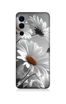 Tecno Pova Neo 2 Uyumlu Beyaz Papatyalar Desenli Silikon Kılıf Tecno Pova Neo 2 Uyumlu Beyaz Papatyalar Desenli Silikon Kılıf