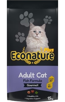Econature Plus Gurme Balıklı Yetişkin Kedi Maması 15 Kg Econature Plus Gurme Balıklı Yetişkin Kedi Maması 15 Kg