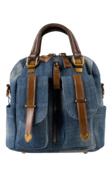 Guja C1011 Kadın Denim Orta Boy El Ve Sırt Çantasıı Kot Lacivert