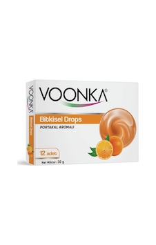 Voonka Pastil Portakal C Vitamini Bitkisel Drops 12li Voonka Pastil Portakal C Vitamini Bitkisel Drops 12li